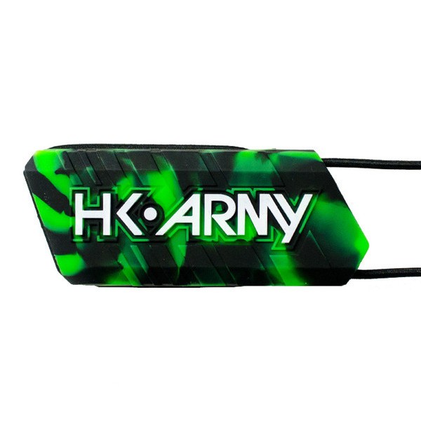 HK Army Ball Breaker Barrel Condoms - Mint (Black/Neon Green Swirl)