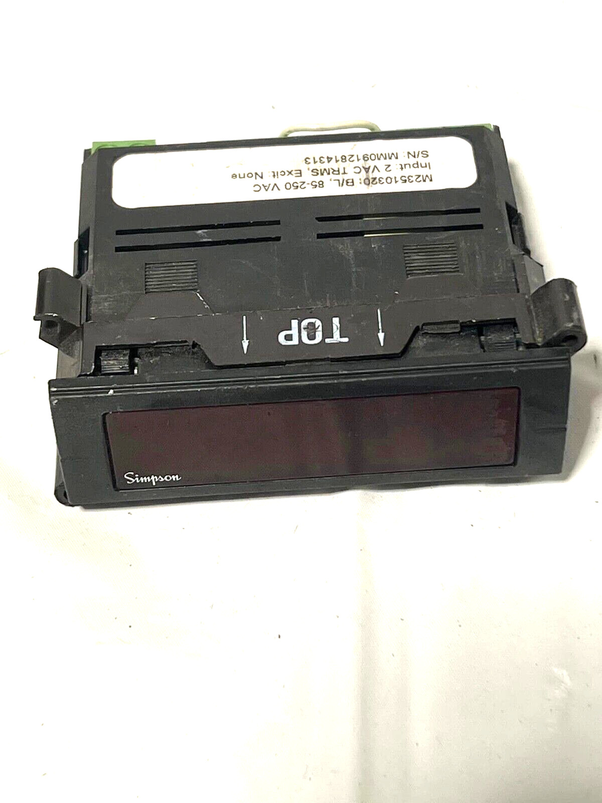 SIMPSON M23510320 B/L,80-250 VAC INPUT 2 VAC TRMS USED.