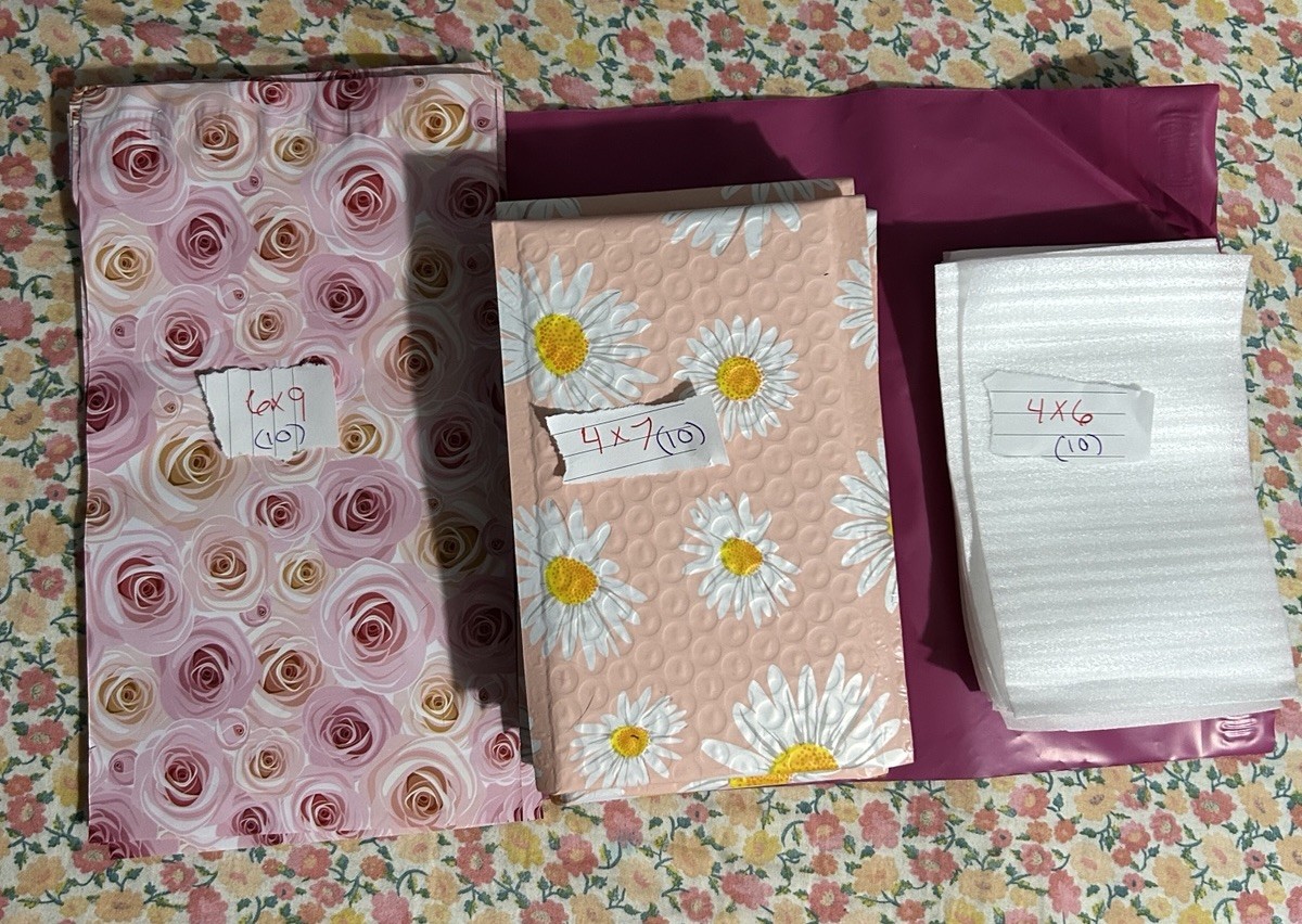 Mailing Supplies Poly Mailer Bubble Mailer Packing Supply Mixed Lot 30 Pcs