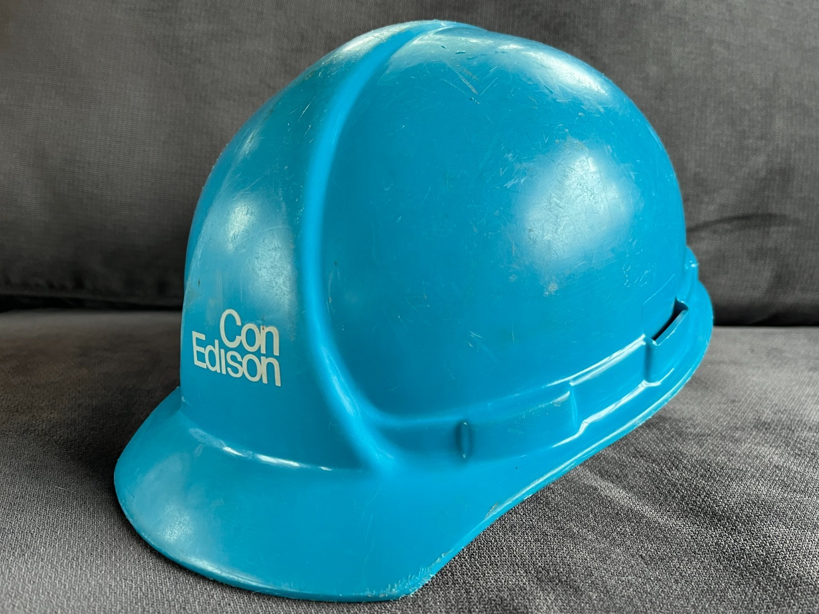 Vintage CON EDISON Blue AO Hardhat NYC 1970s? 1980s?