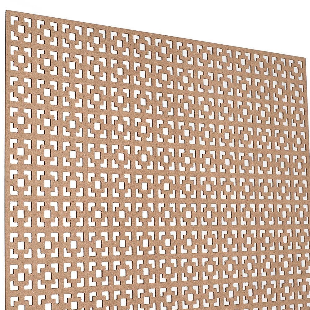 Outwater 6' x 2' Unfinished Decorative MDF Cabinet Panel Insert 30% Open