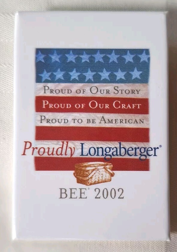 Longaberger Bee 2002 Proudly Lonaberger Pin