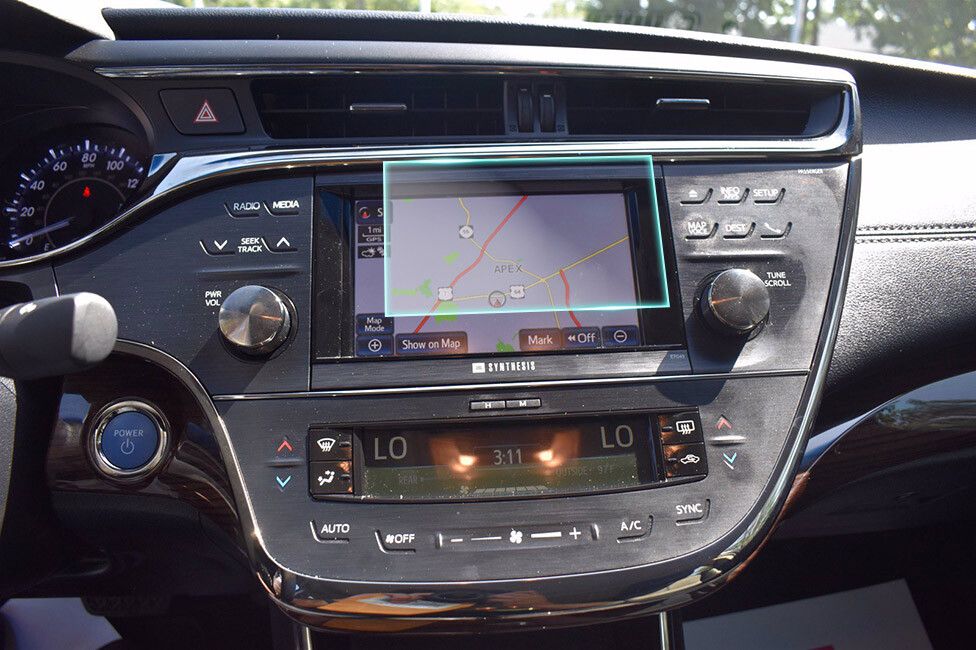 Crystal Clear Screen Protector for 2014 Toyota Avalon 7.0" Vehicle Navigation