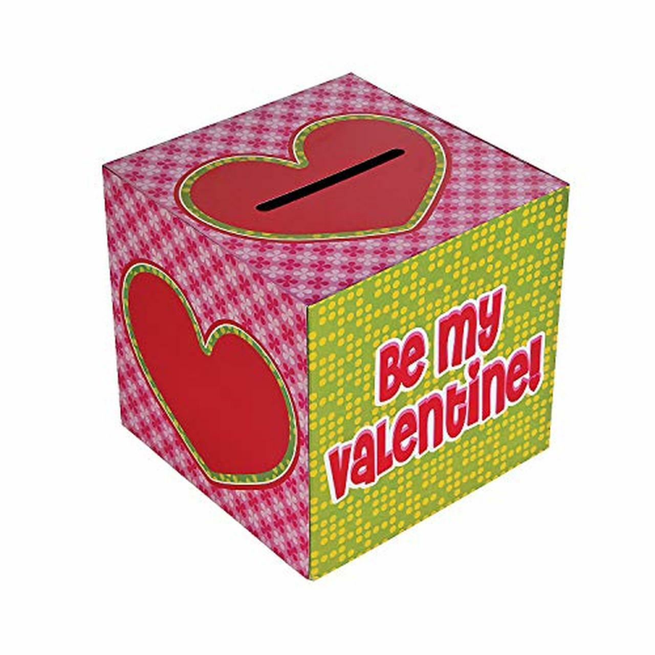 Be My Valentine Card Box School Exchange Valentines Day Card Holder Box 12 x 12