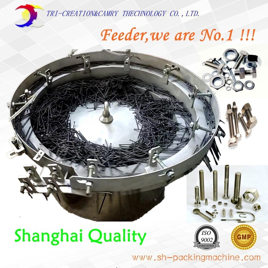 Deposit for nail bowl feeder/sorter,SUS304 hardware vibratory feeder,550mm