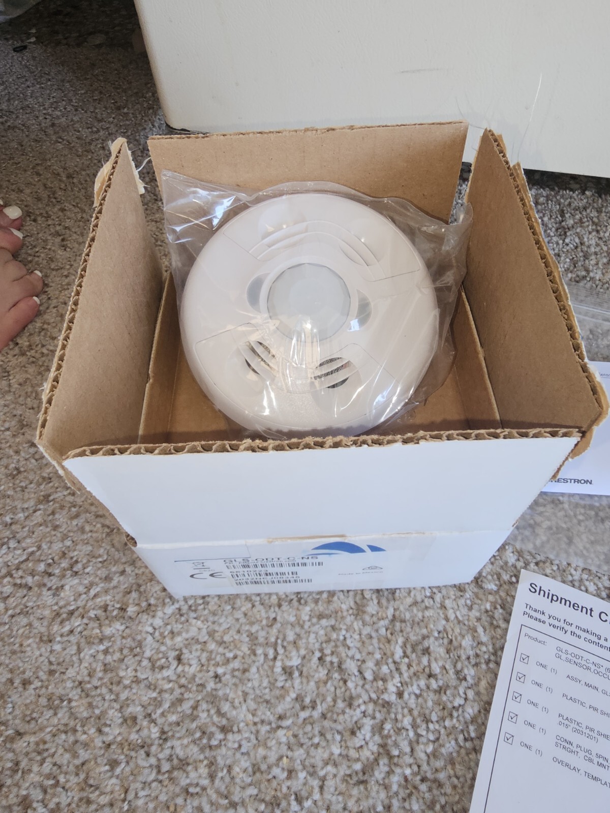 Crestron GLS-ODT-C-NS Dual-Technology Occupancy Sensor 6510223