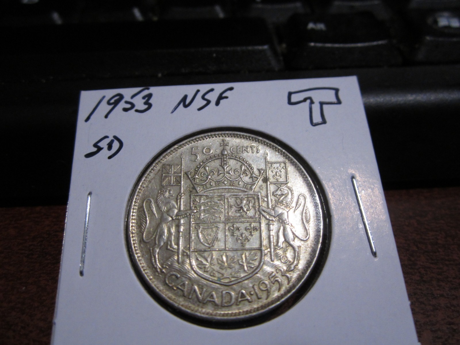 1953 - NSF - SD - Canada silver 50 cent - Canadian half dollar