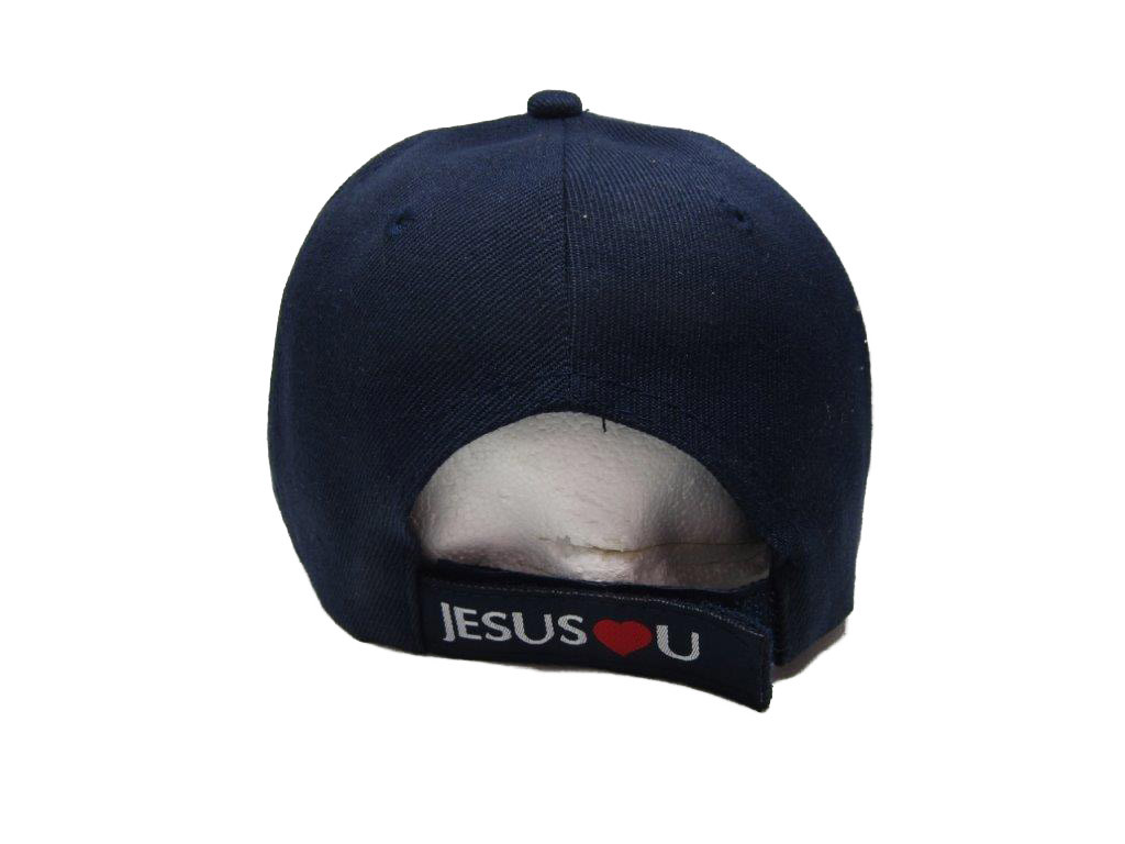 JESUS IS THE WAY TRUTH LIFE JOHN 14:6 BASEBALL CAP HAT ( BLUE )