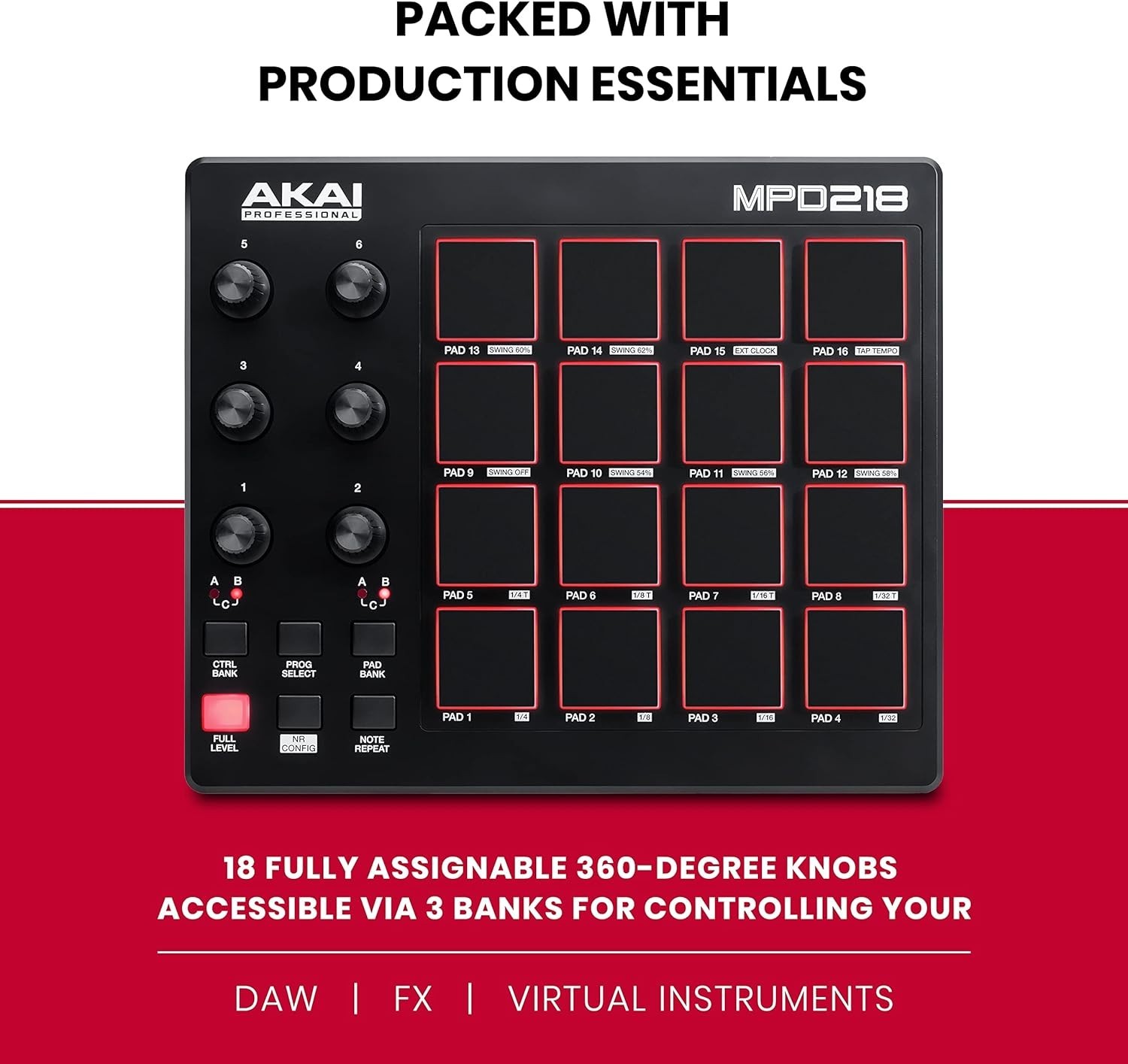 Akai Professional Mpd218 - Production Software Included
