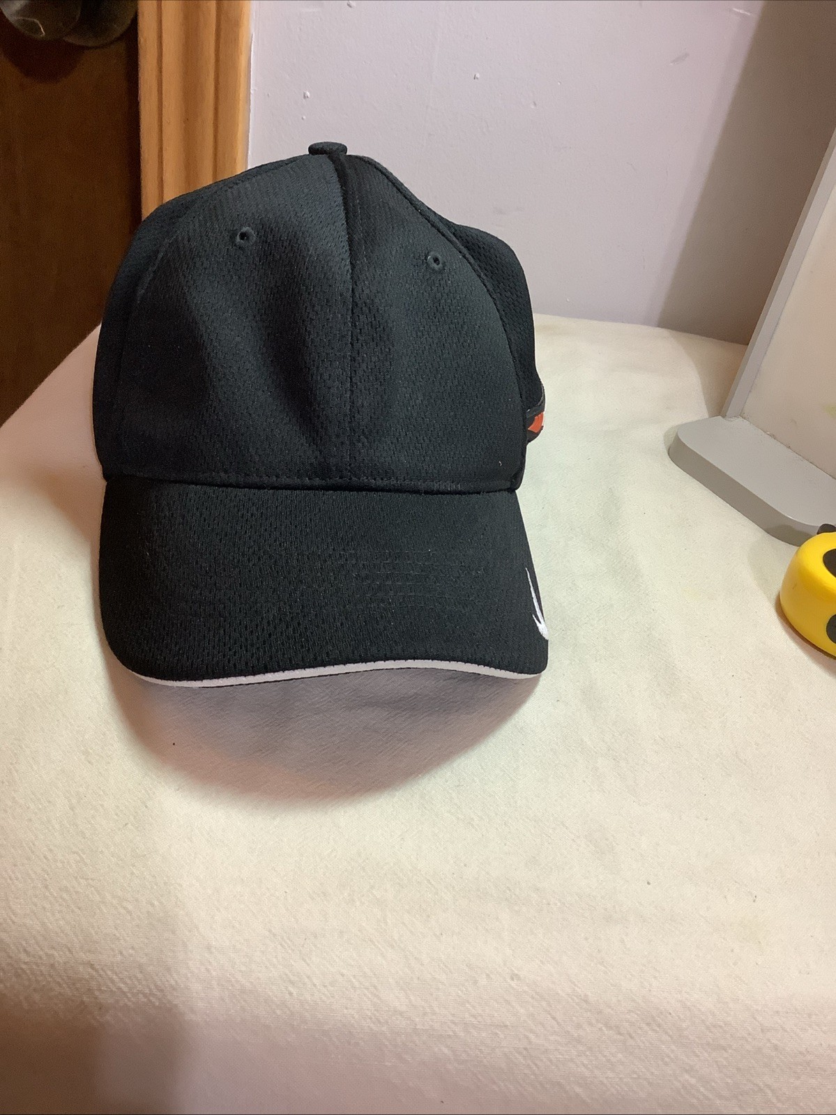 NIKE Golf Hat Hankook L/XL Black ~ Good Used Condition