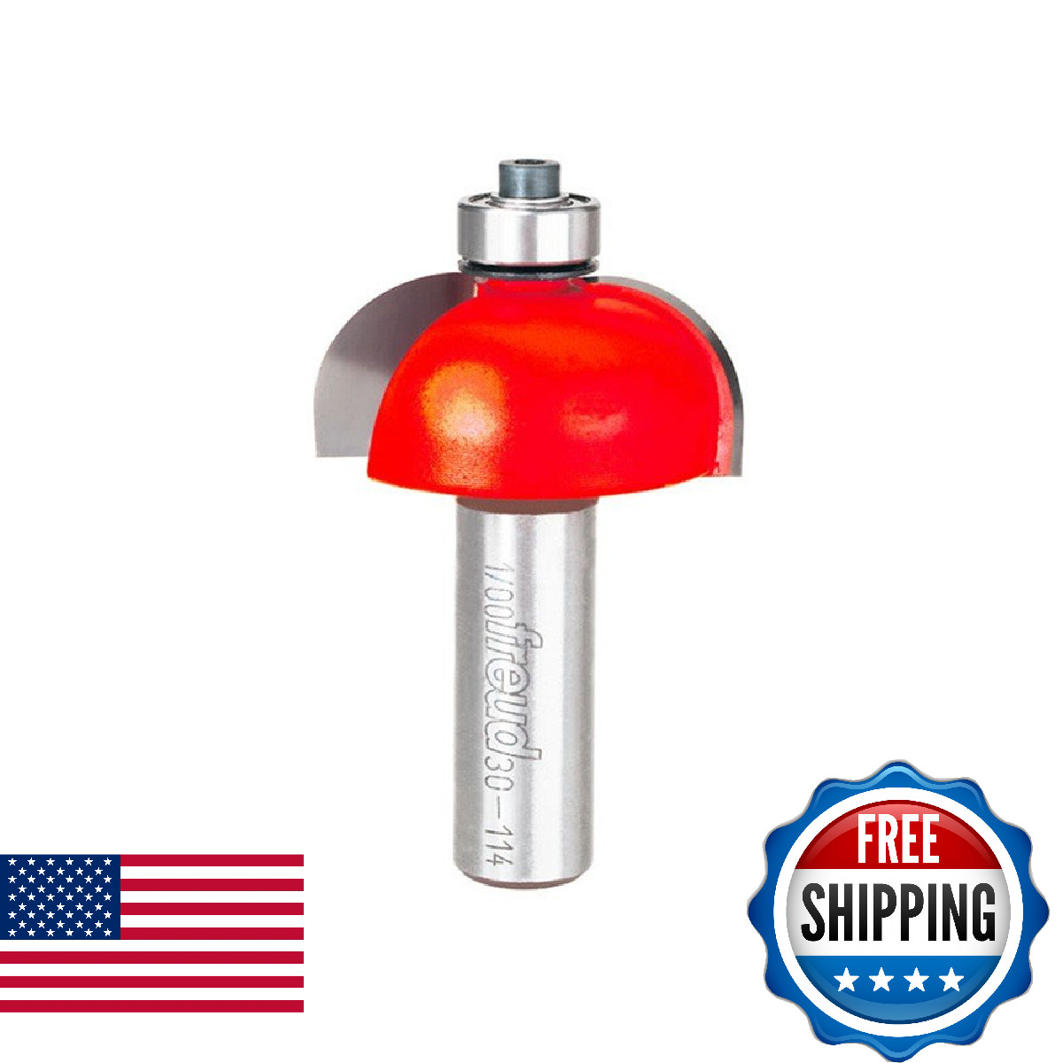 Freud 30-114 1/2" Radius Cove Bit 1/2" Shank woodworking router bit