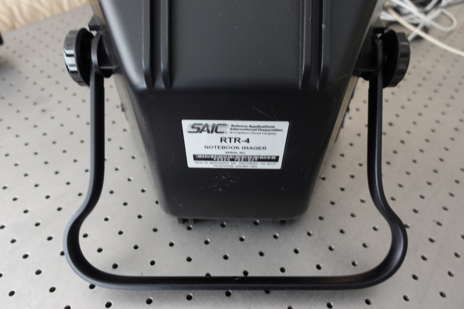 SAIC RTR-4 Portable Digital Mobile Notebook Imager