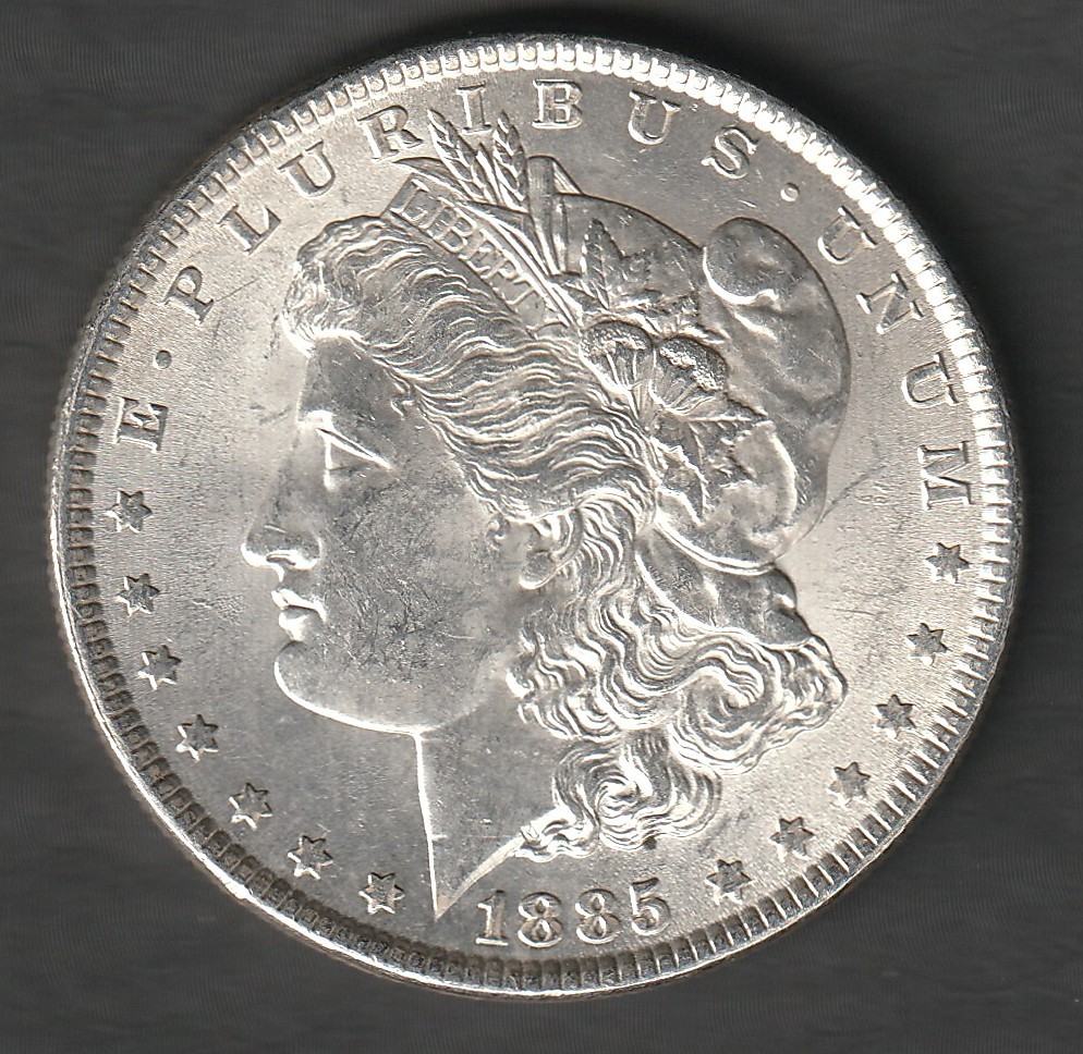 1885 Morgan Silver Dollar BU/UNC – Mint Luster – Choice MS Uncirculated #170