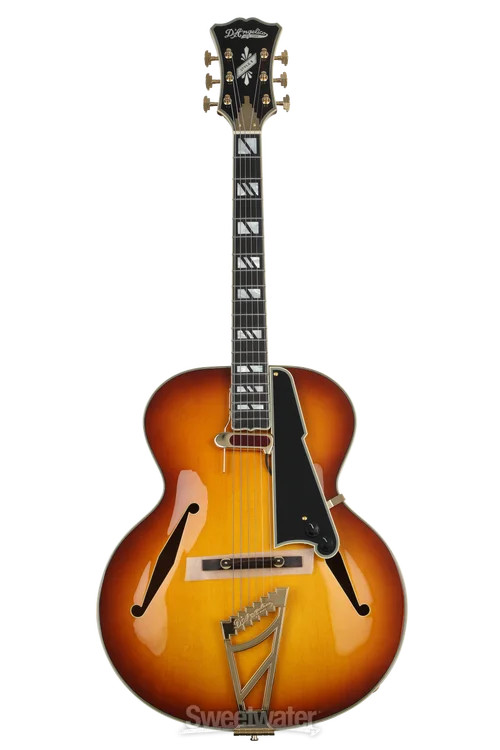 D'Angelico Excel Style B Hollowbody Electric Guitar - Dark Iced Tea Burst