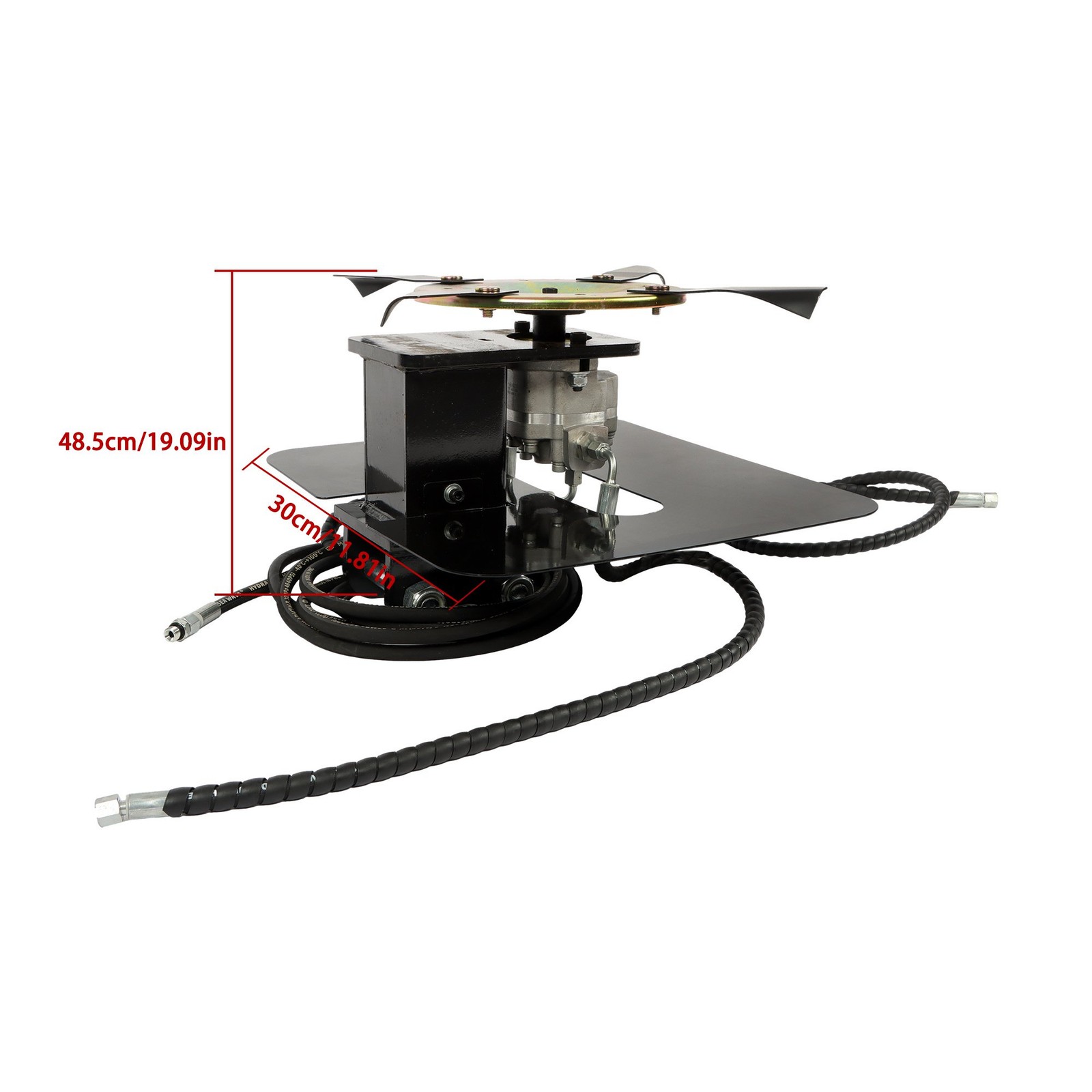 1-1.5ton Mini Excavator Hydraulic Grass Cutter Mower Attachment