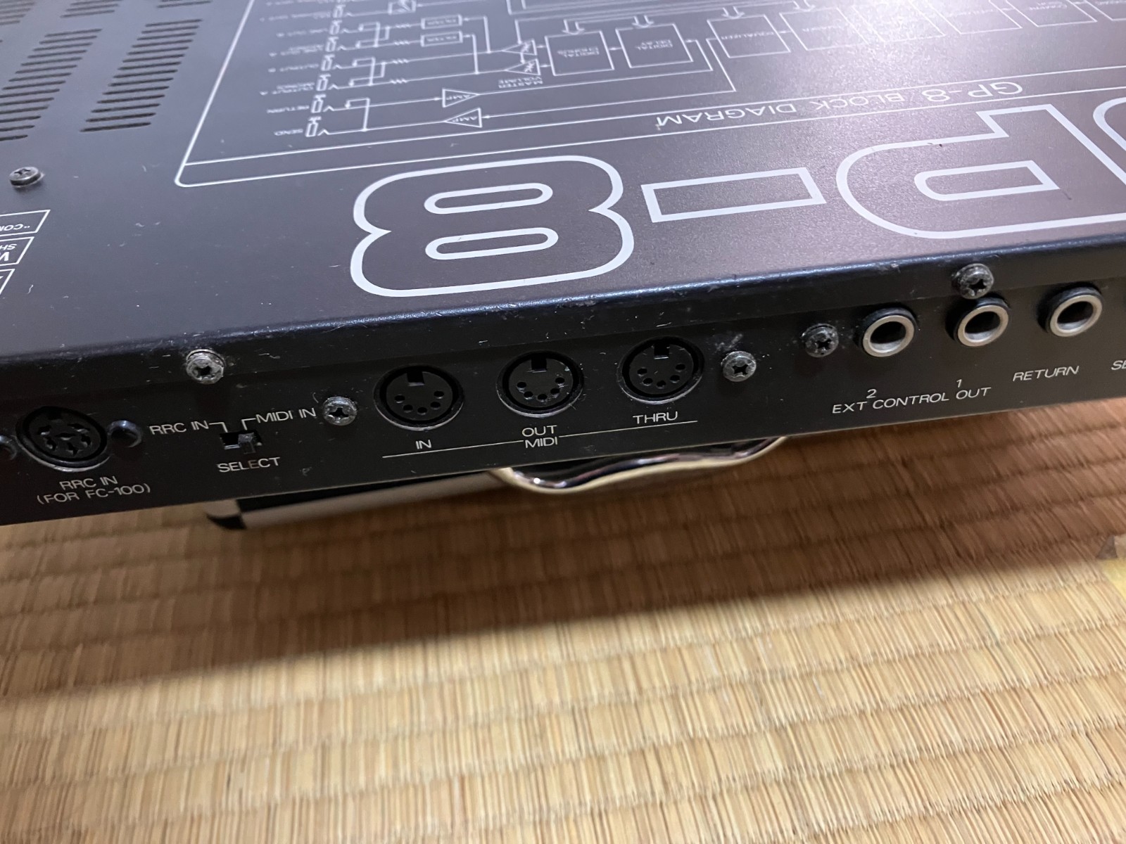 Roland GP-8 Guitar Effects Processor Multi Effector Rack Unit Used