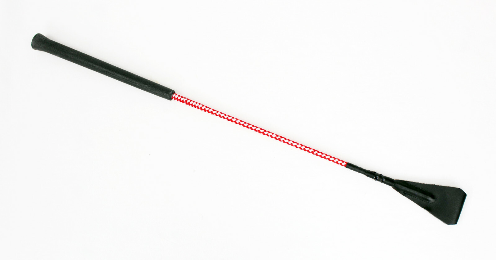 Leather Wide Flop Long Handle Whip