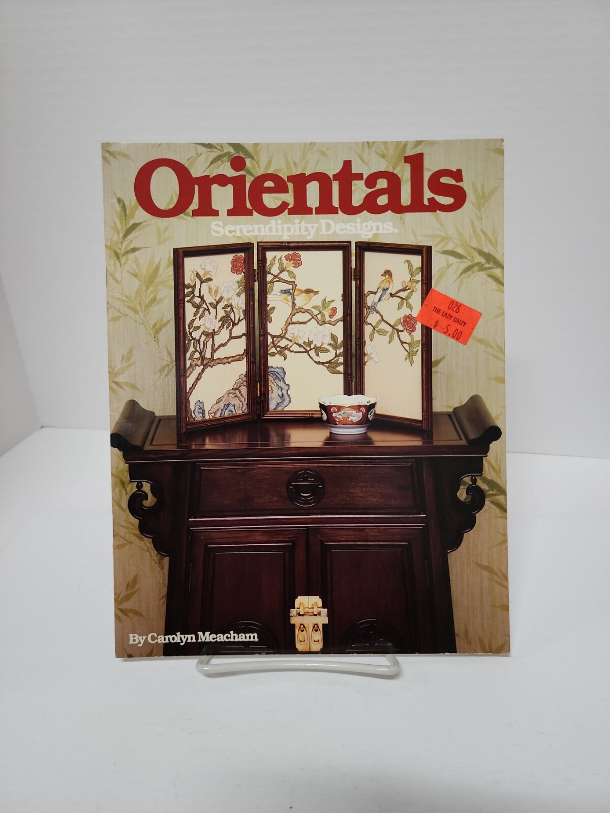 Orientals Serendipity ByCarolyn Meacham Cross Stitch Pattern Book 1980 6 Pattern