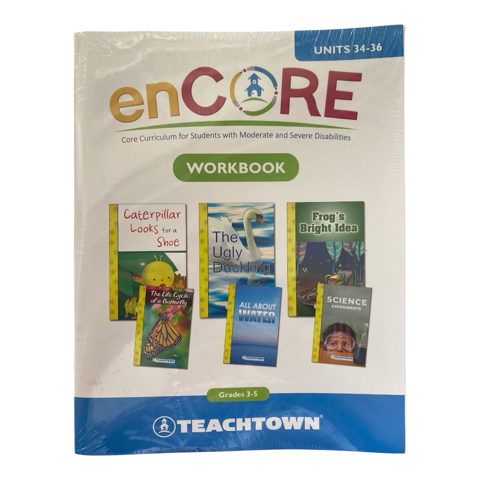 TeachTown enCORE Workbook Units 34-36 Grades 3-5 Special Education NEW Sealed