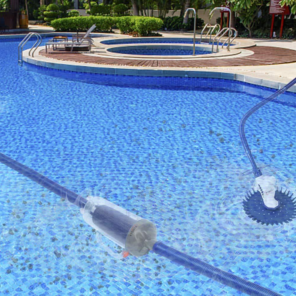Leaf Canister with Plastic Mesh Basket Leaf Trap for Automatic Pool Vacuum Clean
