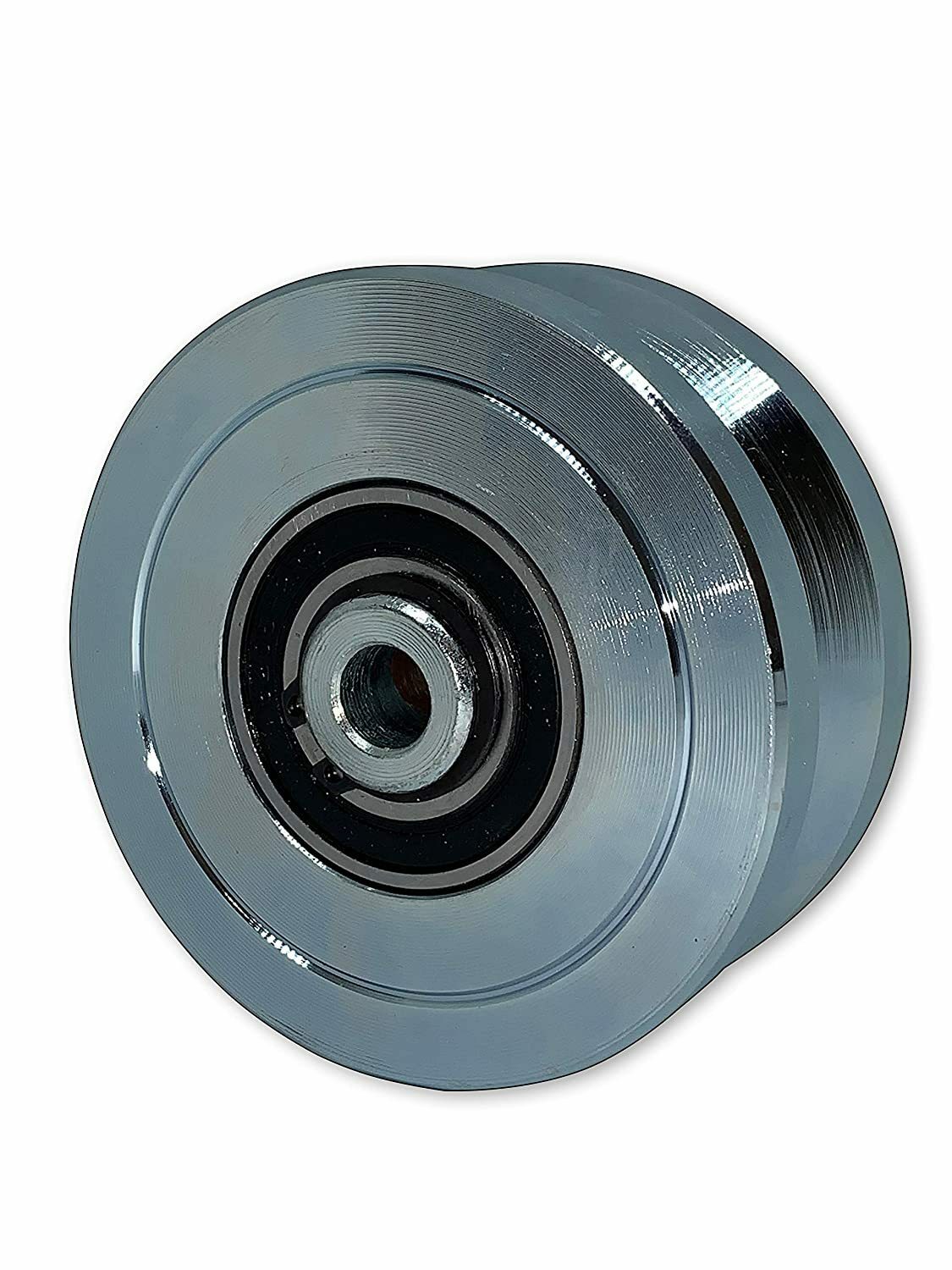 Eagle EG095 Slide Gate Wheel 6” V-Groove Solid Steel Sliding Wheel Bearing for R