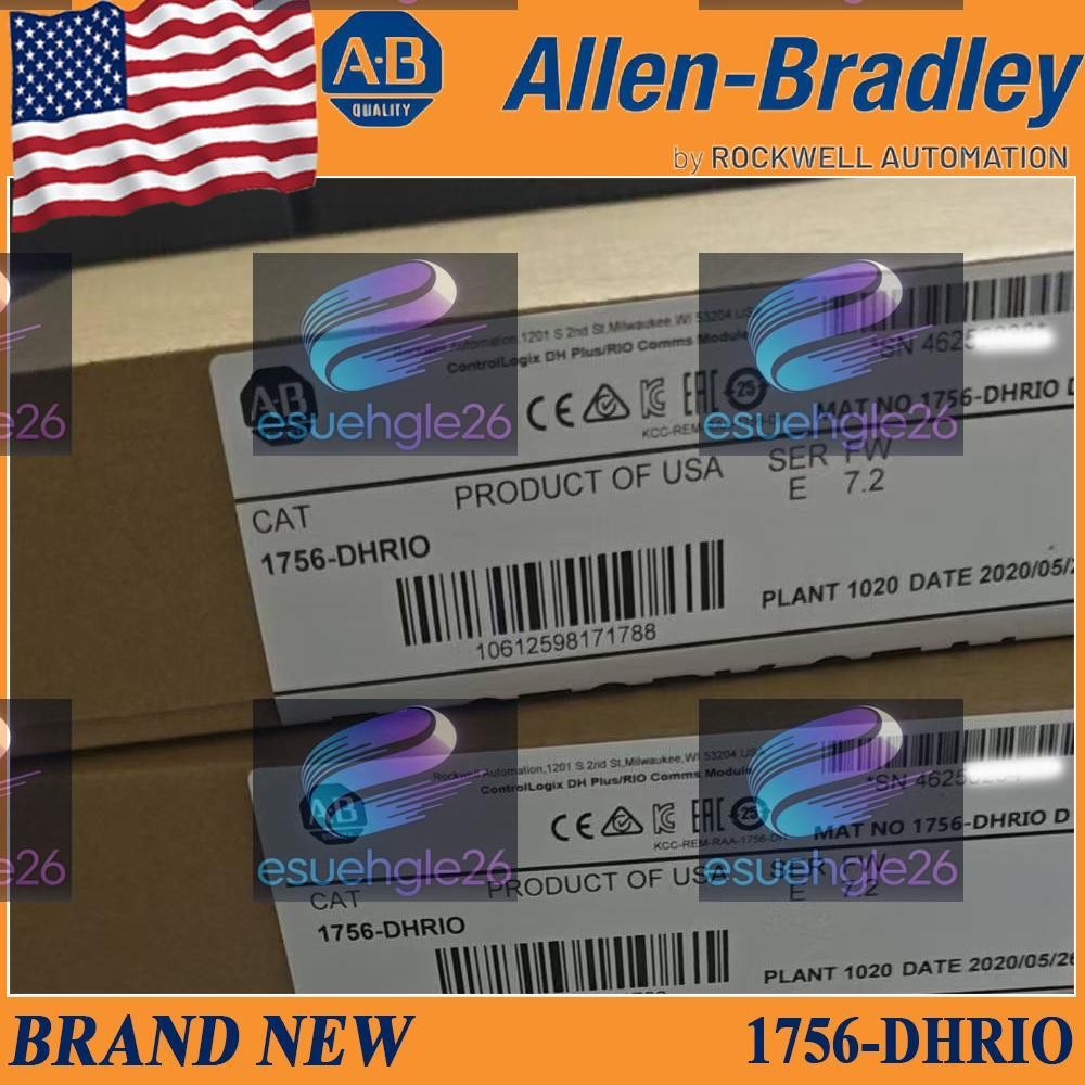New PLC-AB 1756-DHRIO Ser D Controllogix Communication Module