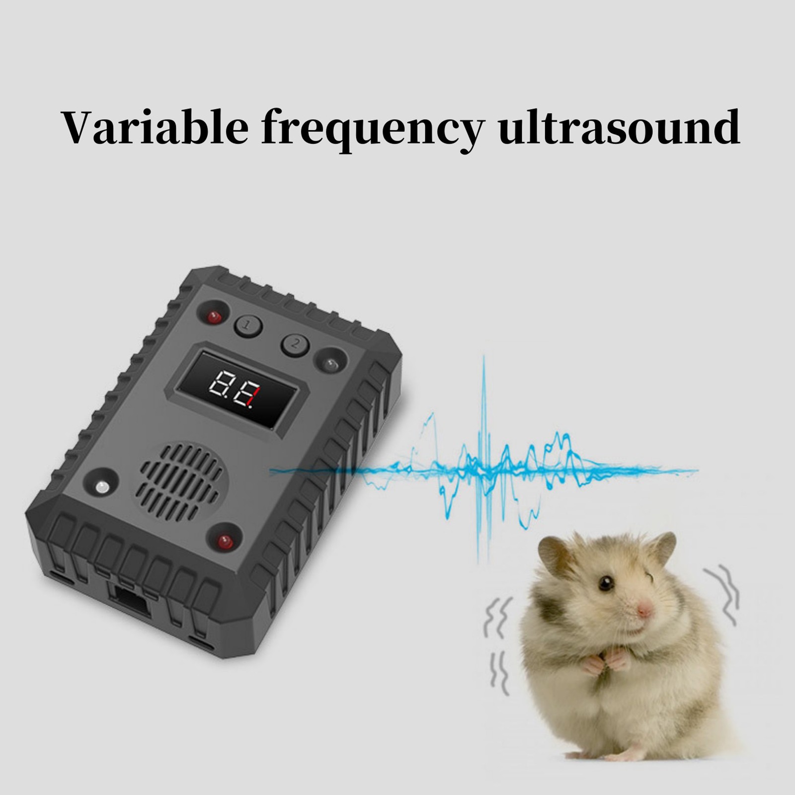 New ABS Ultrasonic Mouse Repeller for Car Wire Engine Rat Rodent Deterrent