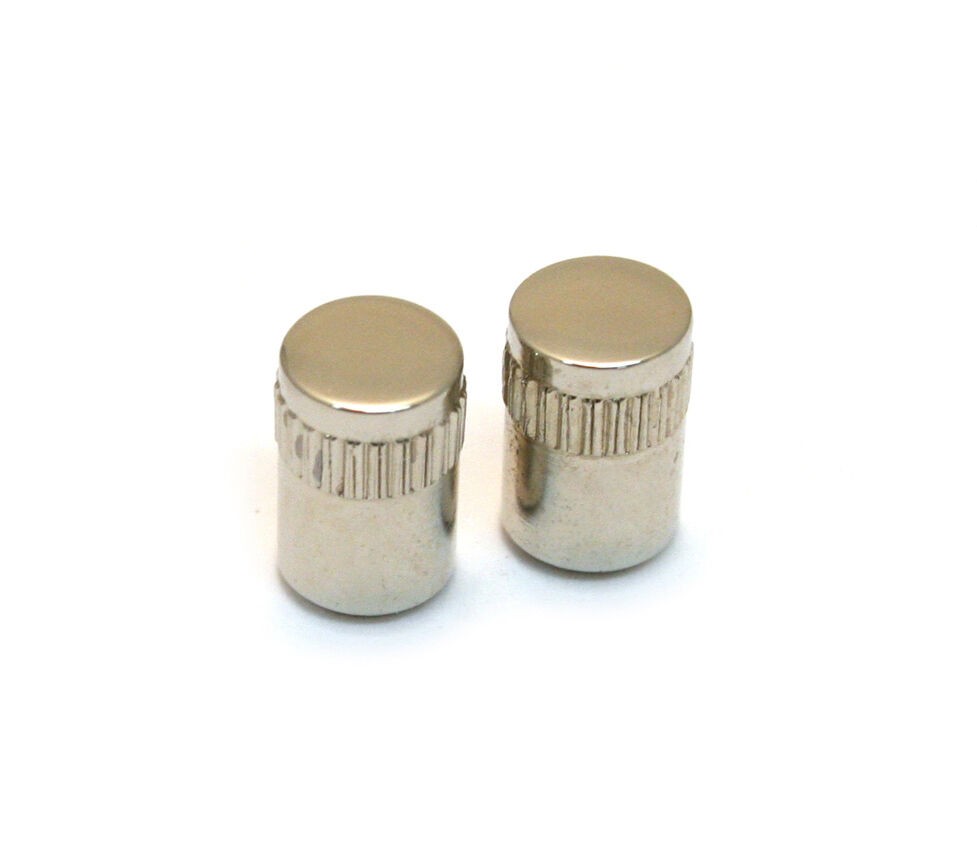 (2) Genuine Gretsch NICKEL Guitar/Bass Standard Thread Vintage Switch Tips