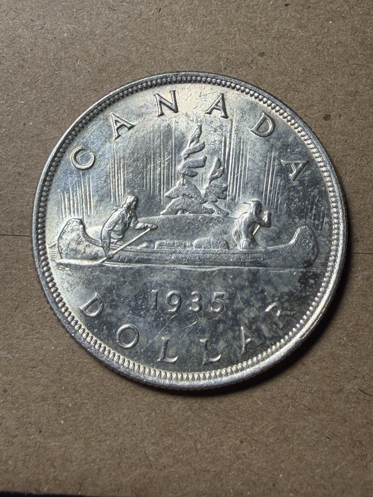1935 Canadian Silver Dollar - As Shown! (#2455)