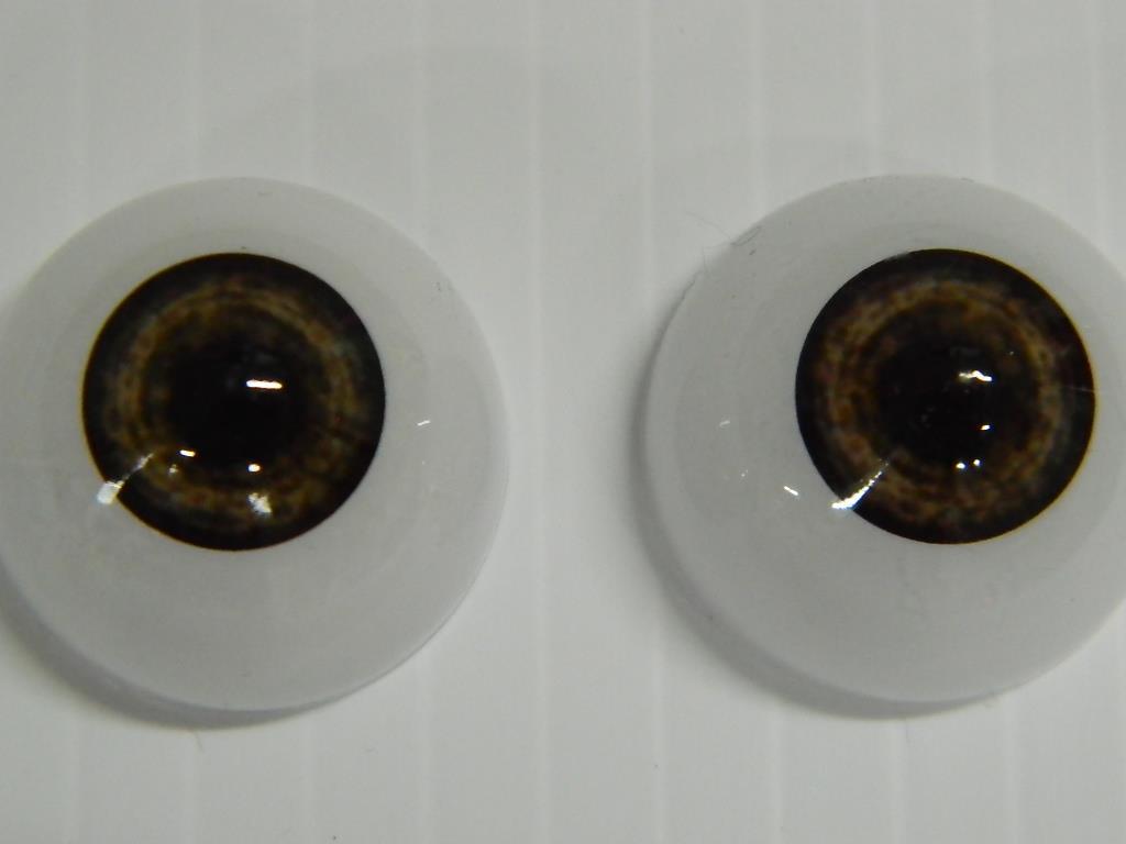 Realistic Life Size Acrylic Eyes for Halloween PROPS, MASKS, DOLLS (26 mm) FN04