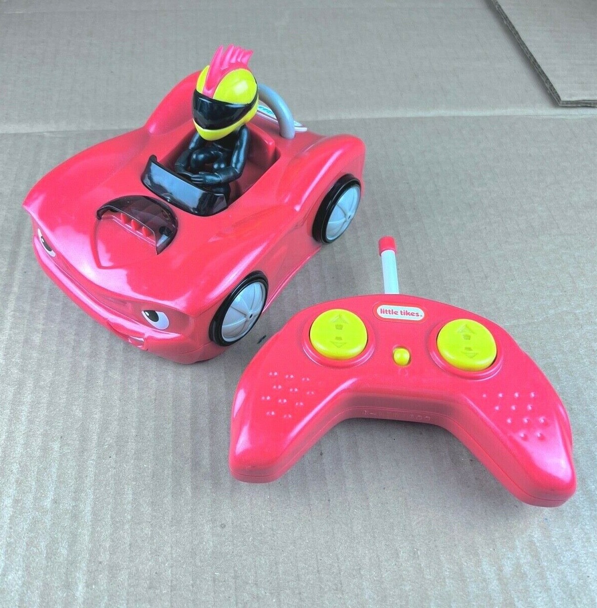 MGA Little Tikes RC Remote Control Red Vehicle Toy Car w/ Remote & Figure 643330