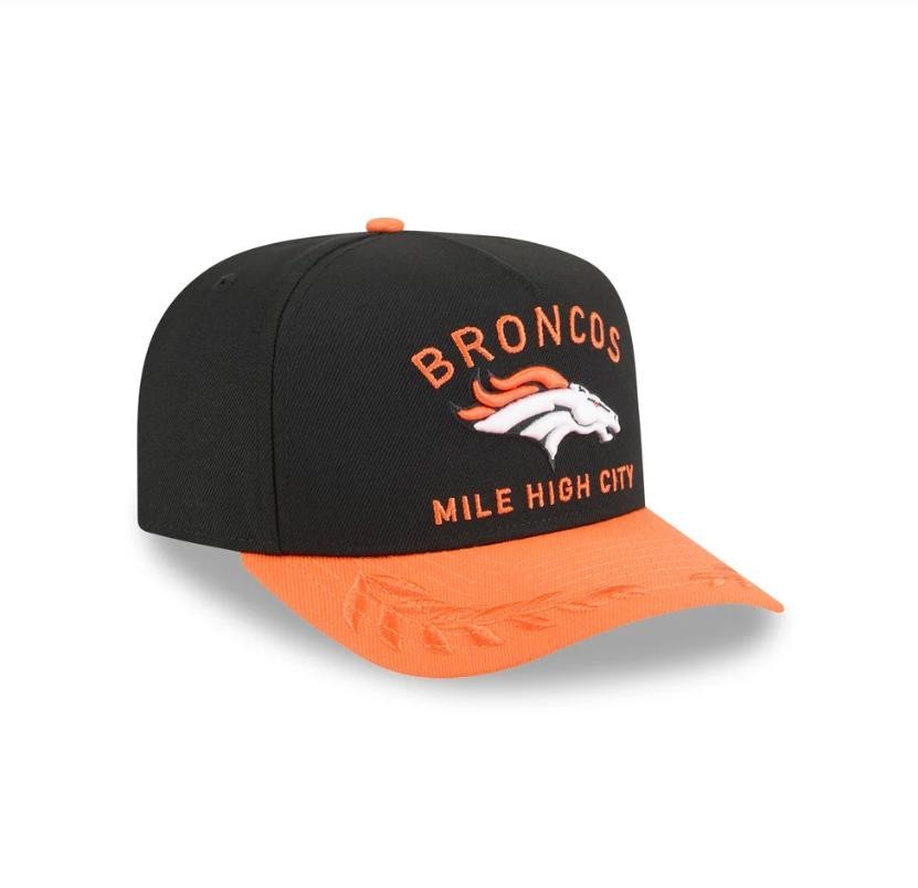 Men's Broncos Cap 2025 Draft 9FIFTY A-Frame Snapback Adjustable Hat