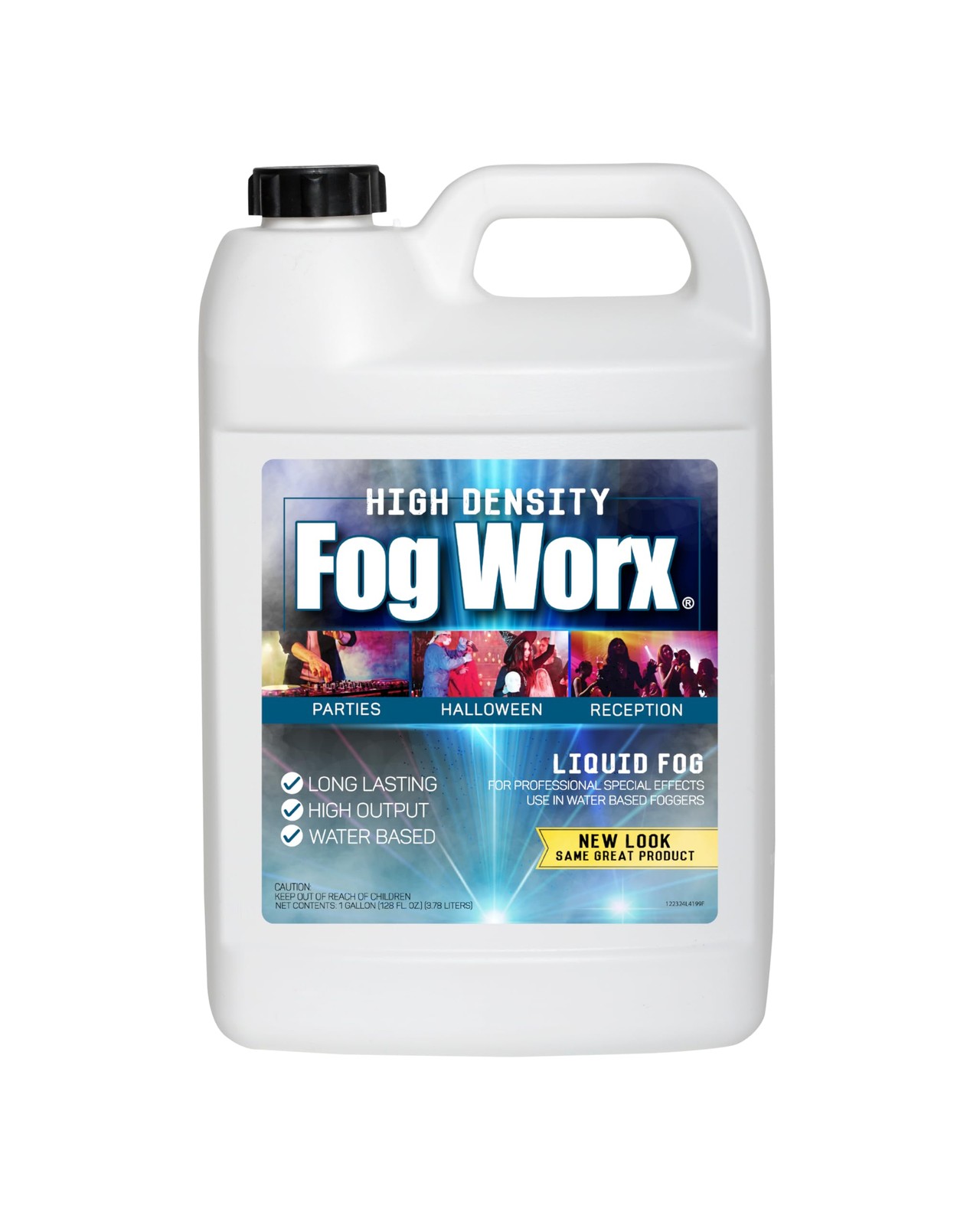 FogWorx Extreme High Density Fog Juice Gallon  Long Lasting, High Output, Odo...