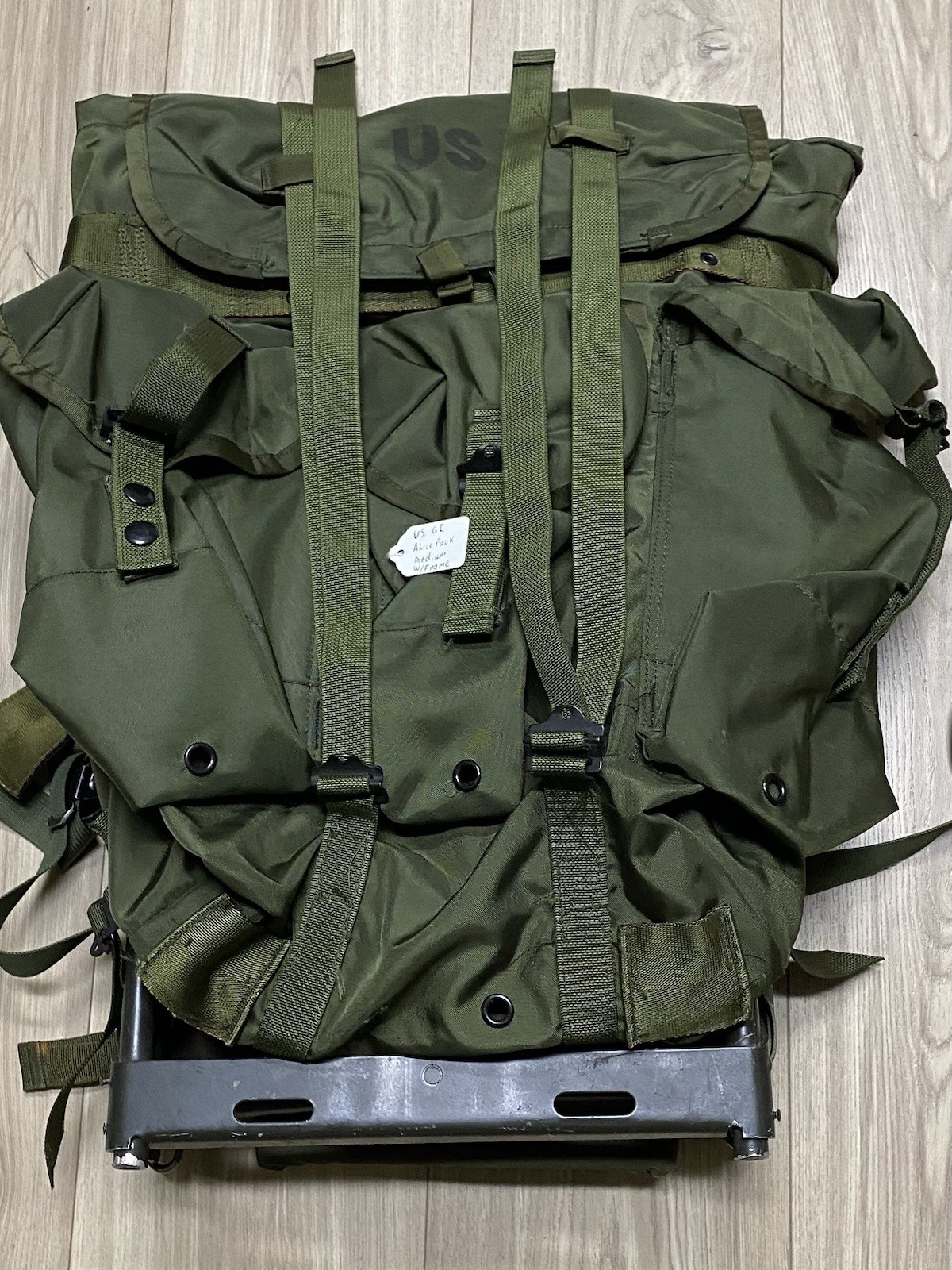 US GI Military ALICE Field LC-1 Pack W/FRAME MEDIUM OD Green