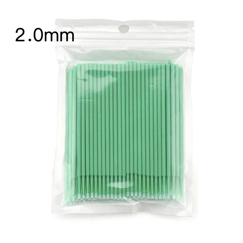 Dental Disposable Micro Brush Tips Bendable Long Type& Tapered Applicators 100pc