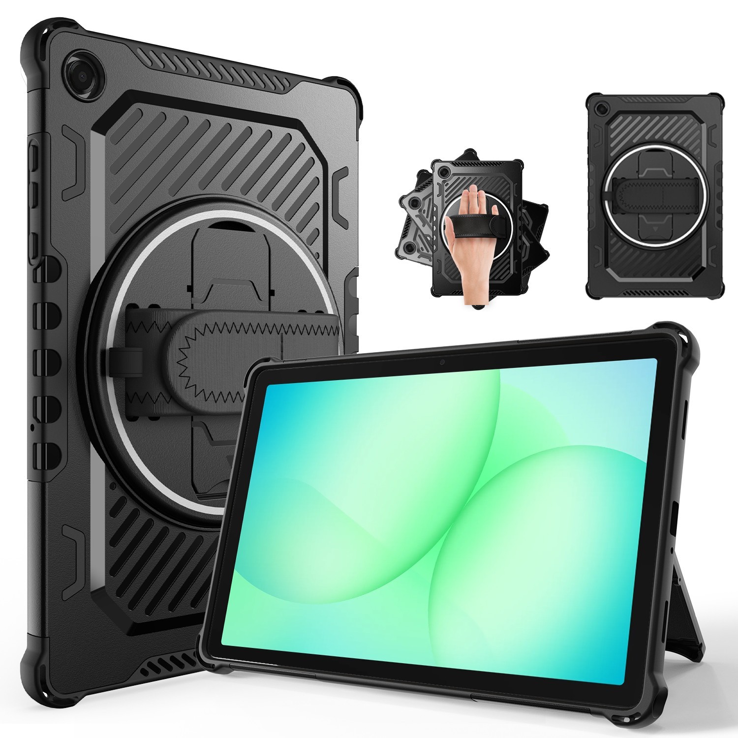 For Samsung Galaxy Tab A9+ 2023 11"Tablet Case Shockproof Rugged Kickstand Cover