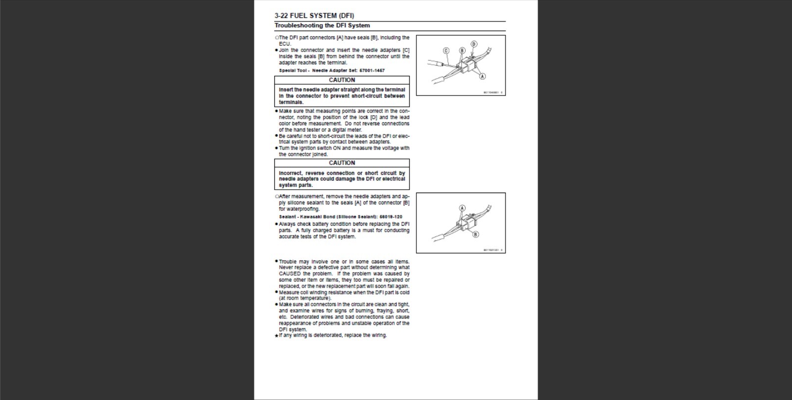 2008 Kawasaki BRUTE FORCE 750 4x4i and KVF 750 4x4 ATV workshop manual Reprint