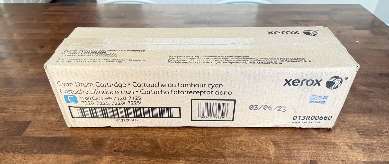 Genuine 013R00660 - Cyan Drum Cartridge - FACTORY SEALED - BRAND NEW