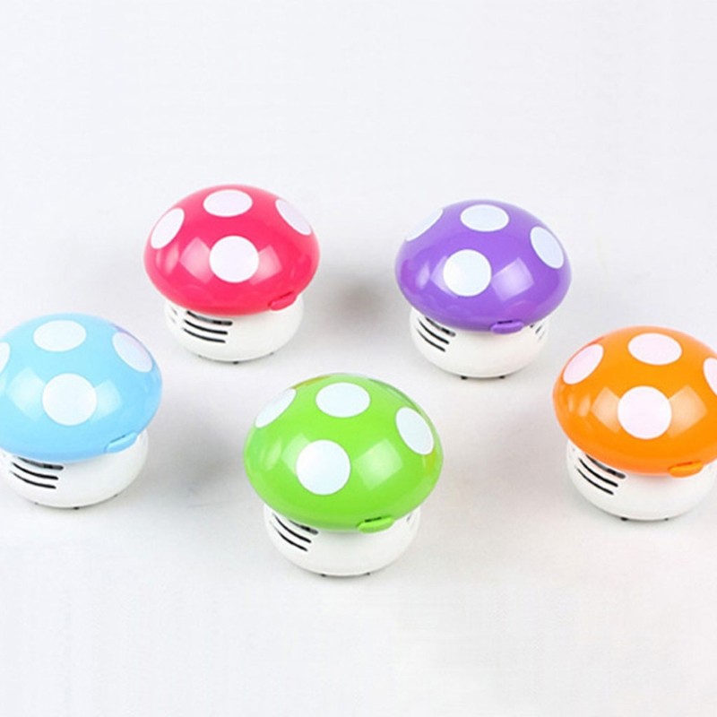 Cartoon Mushroom Vacuum Cleaner Dust Remover Cartoon Pet Hair Dust Collector