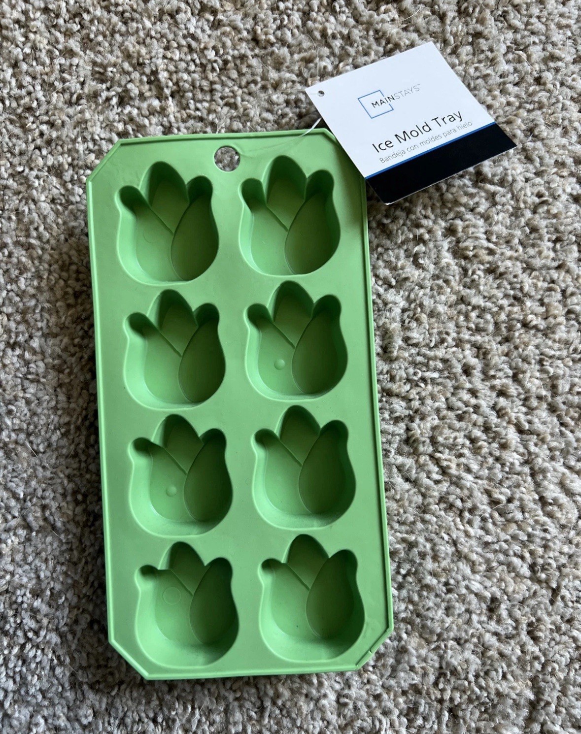 Tulip - Novelty Ice Cube - Ice Mold Tray - 8 Mold Tray - Green - Main Stays