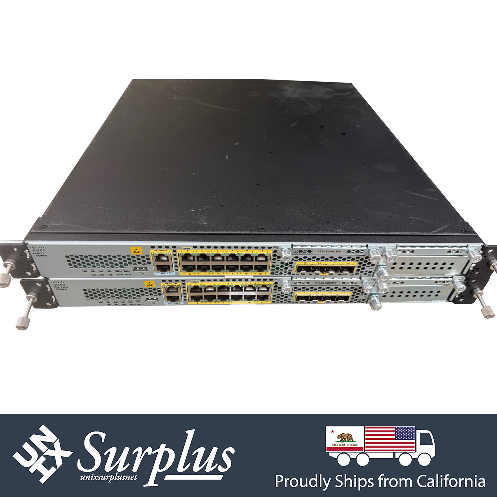 Cisco Firepower 2130 1U 12 Port 1GB RJ45 Next-Generation Firewall | 4x 10GB SFP+