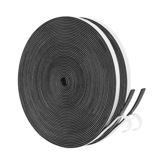 Thin Weather Stripping 1/4" x1/16, Foam Gasket Seal Tape for 1/4"x1/16"x65FT