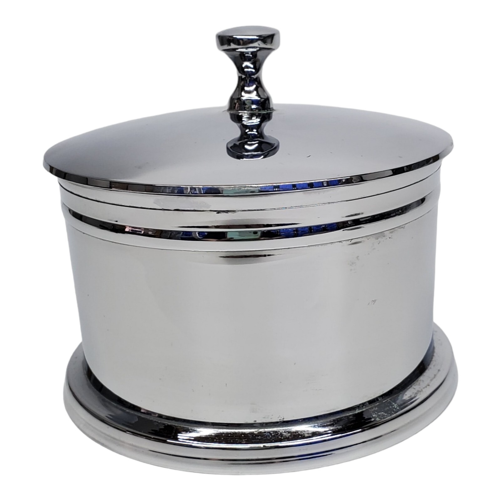 Bathroom Vanity Canister Jar for Cotton Balls, Swabs, Cosmetic Pads Large