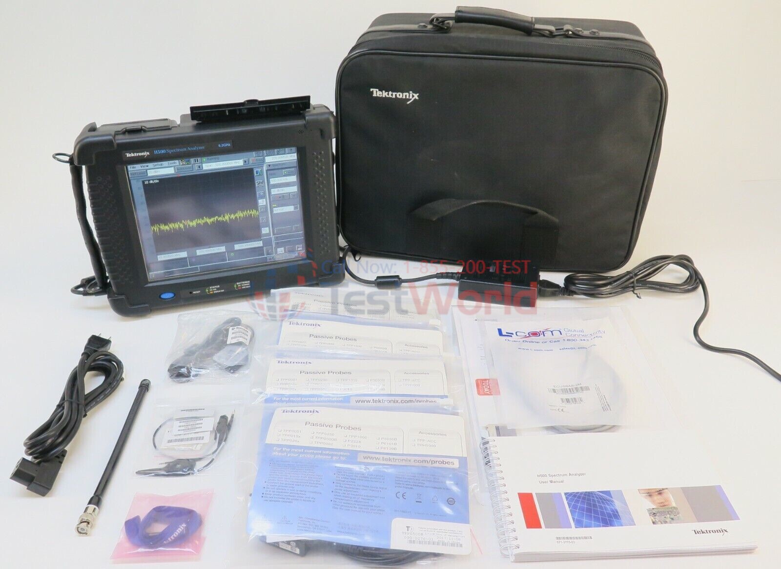 Tektronix H500 Handheld Spectrum Analyzer, 10 kHz - 6.2 GHz [ H-500 ] - TPP0500B