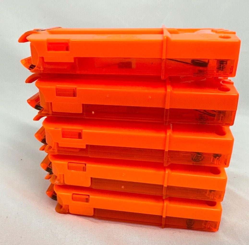 Lot of 5 Nerf N-Strike 6 Round Magazines