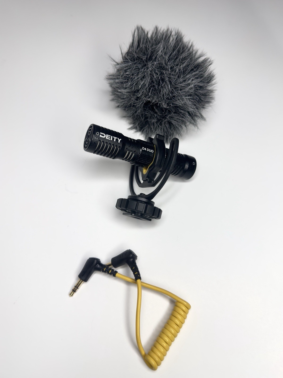 Deity V-Mic D4 DUO Camera Shotgun Microphone Tested Working (Missing Front Muff)