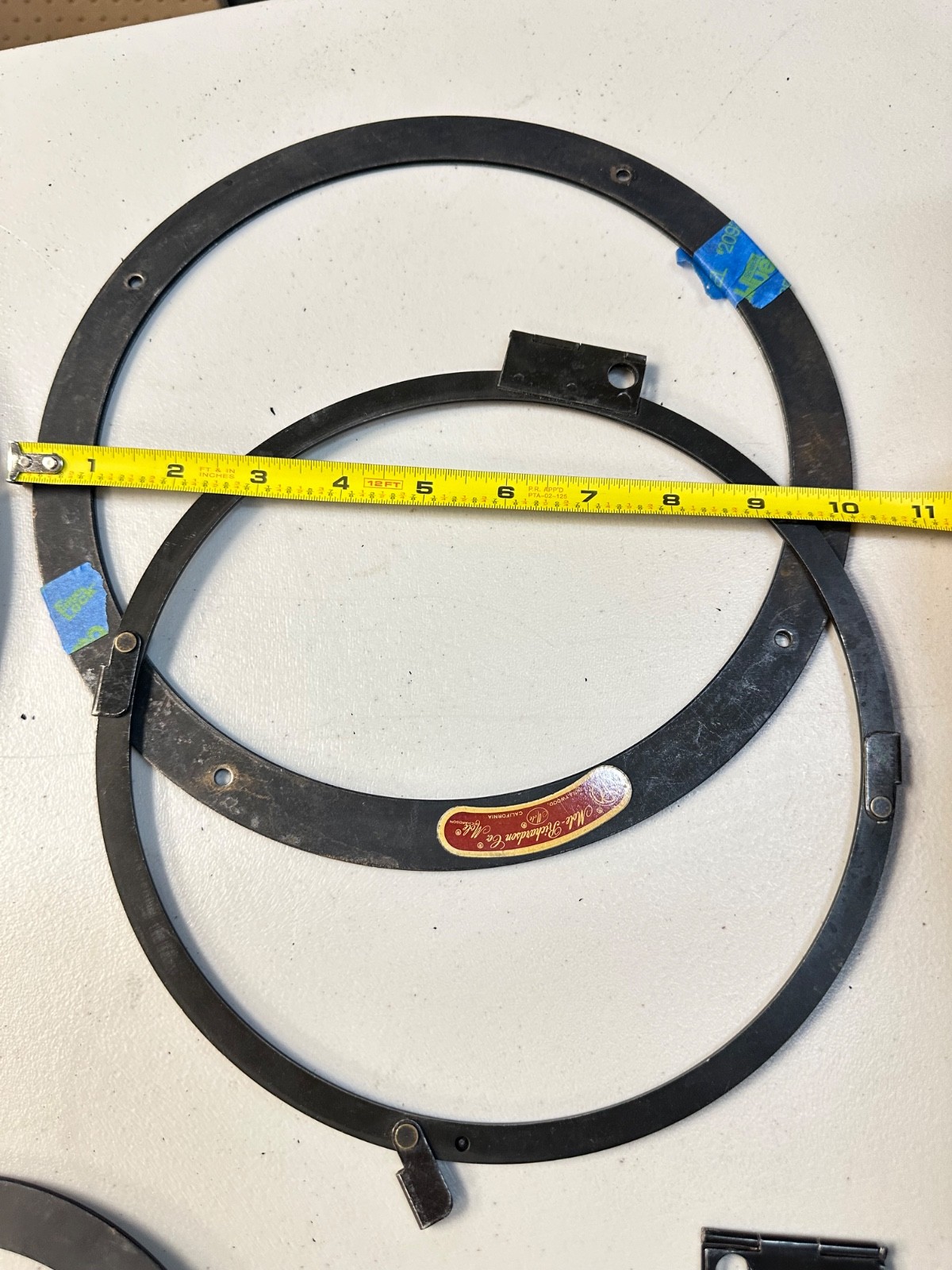 Gel frames for film or stage lights, a variety of sizes