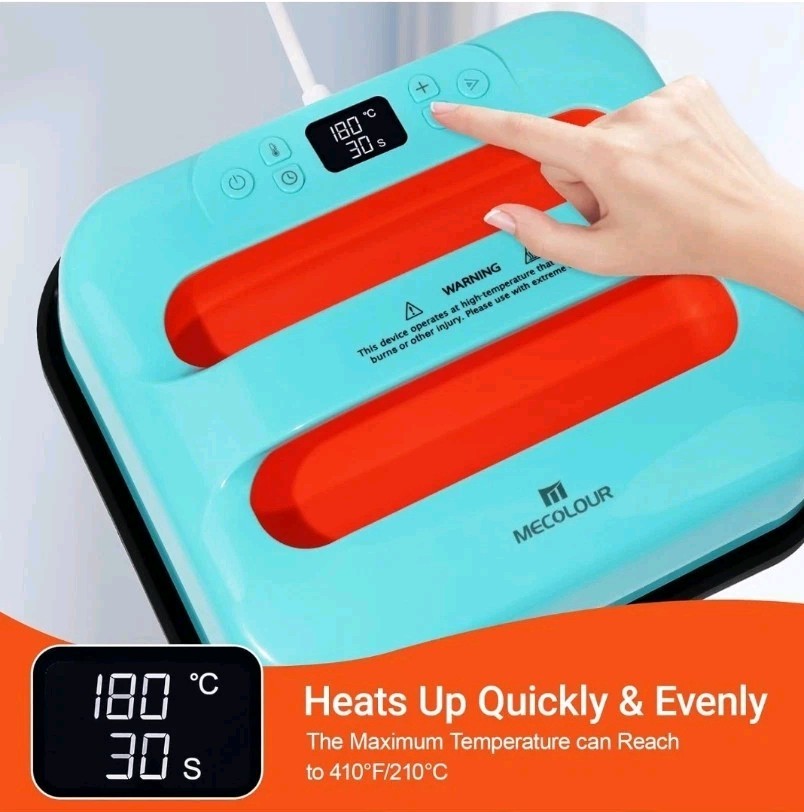 Heat Press Machine for T-Shirts 12"X10", Heat Transfer Machine 110V for Subli...