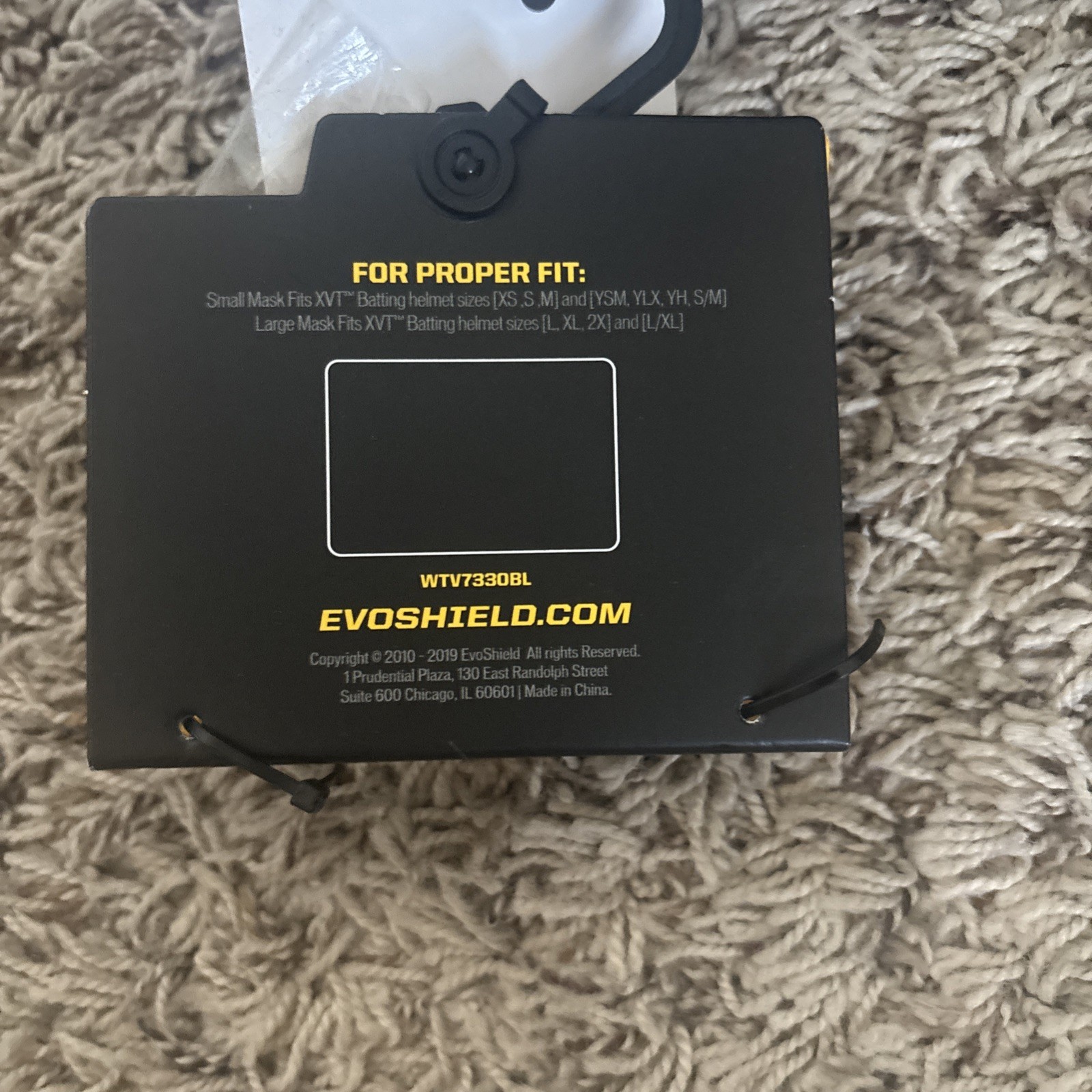 Evoshield XVT 2.0 Matte Black Batting Helmet X-Small