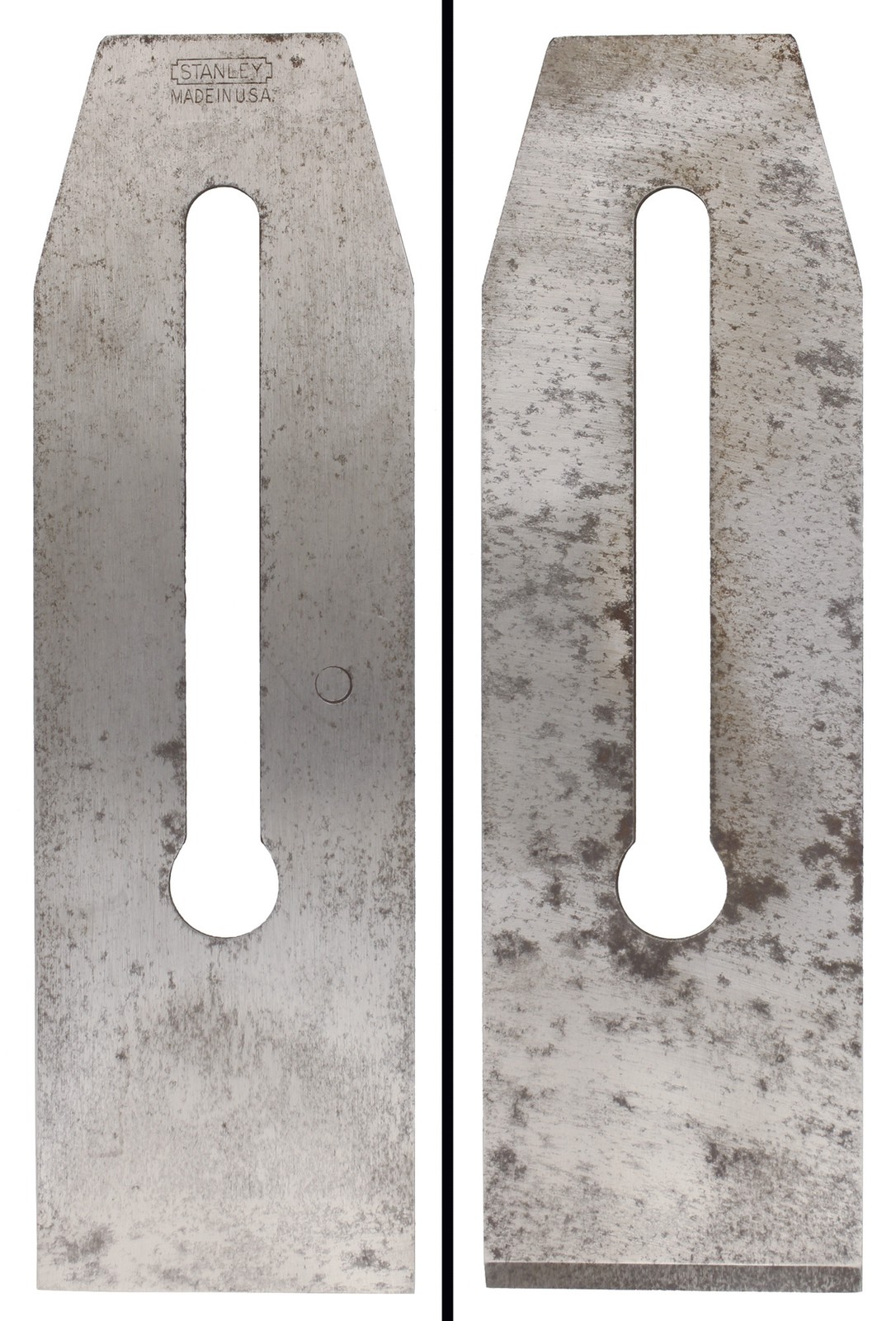 Original Blade for Stanley 4 1/2, 6 or 7 Plane - Notched Rectangle- mjdtoolparts